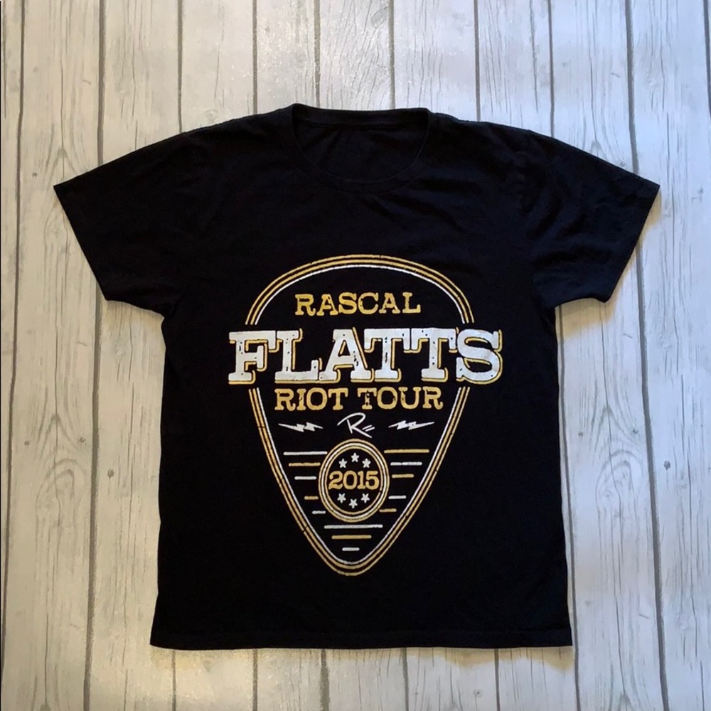 Rascal Flatts Riot Tour 2015 Concert T-Shirt